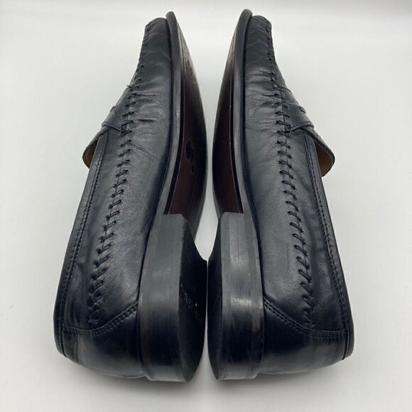Florsheim 18469 Alligator Print Black Leather Men’s Loafers Size 8 1/2 EEE main image 7